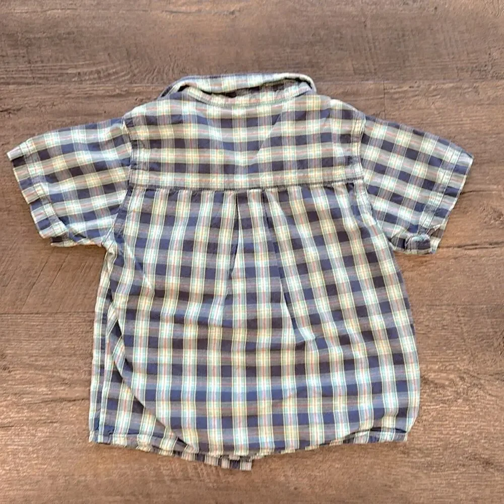 Carter’s/Osh Kosh B’gosh 18 Month BUNDLE (2) Plaid Button‎ Down Shirts